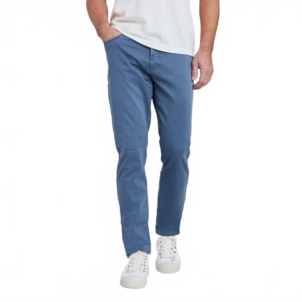 NEW RYE 51 men's silo straight fit french twill pant in medium blue